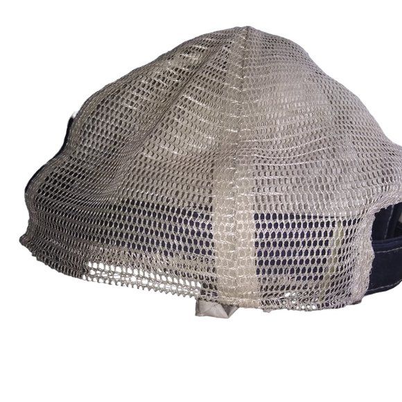 FORD INFINITY Blue and Tan Mesh Trucker Hat Ford Baseball Cap Mesh Hat OSFM - Picture 3 of 10